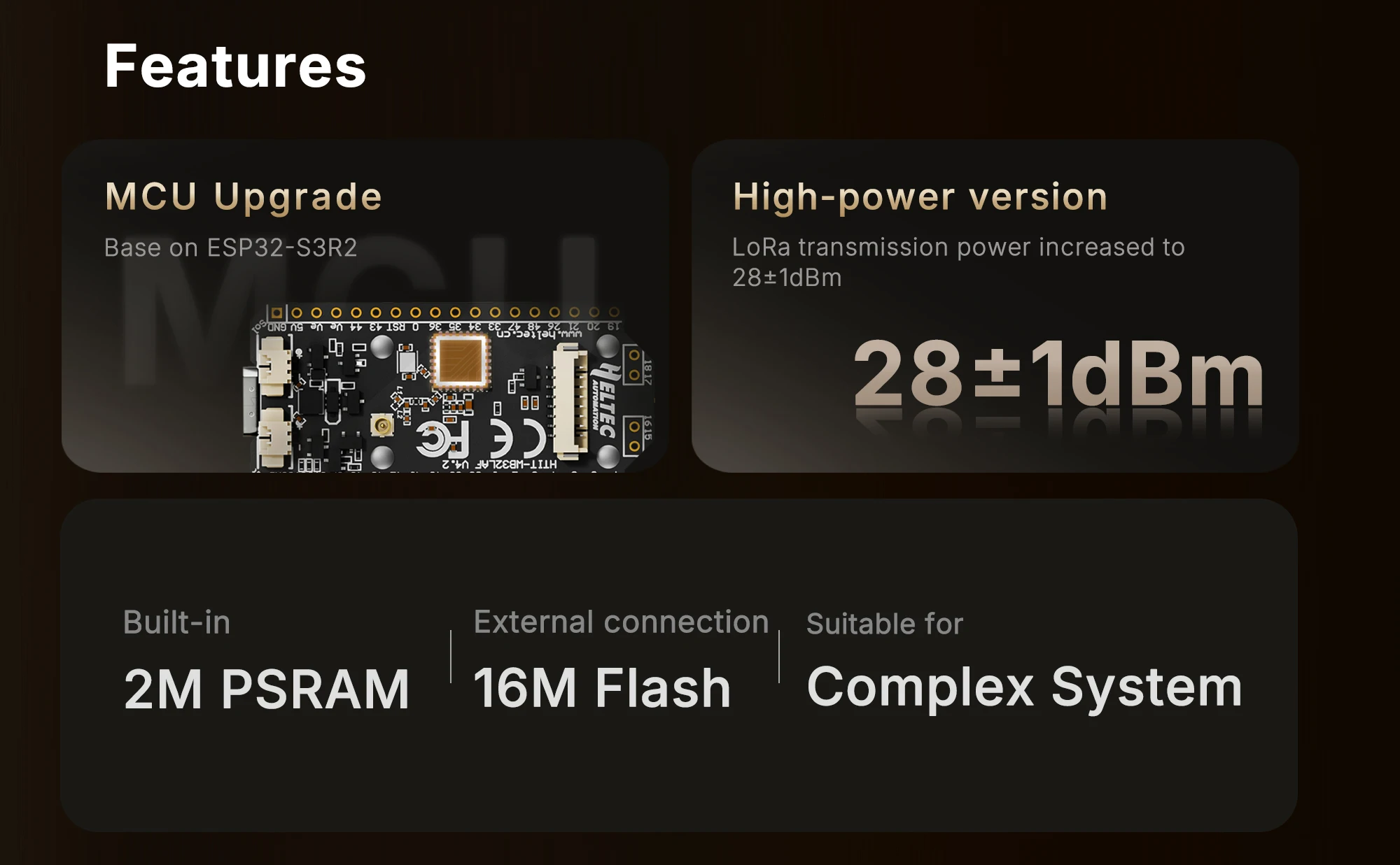 Meshtastic Heltec LoRa 32 V4 ESP32 SX1262 Dev-Board Low Power 0.96inch OLED Sola