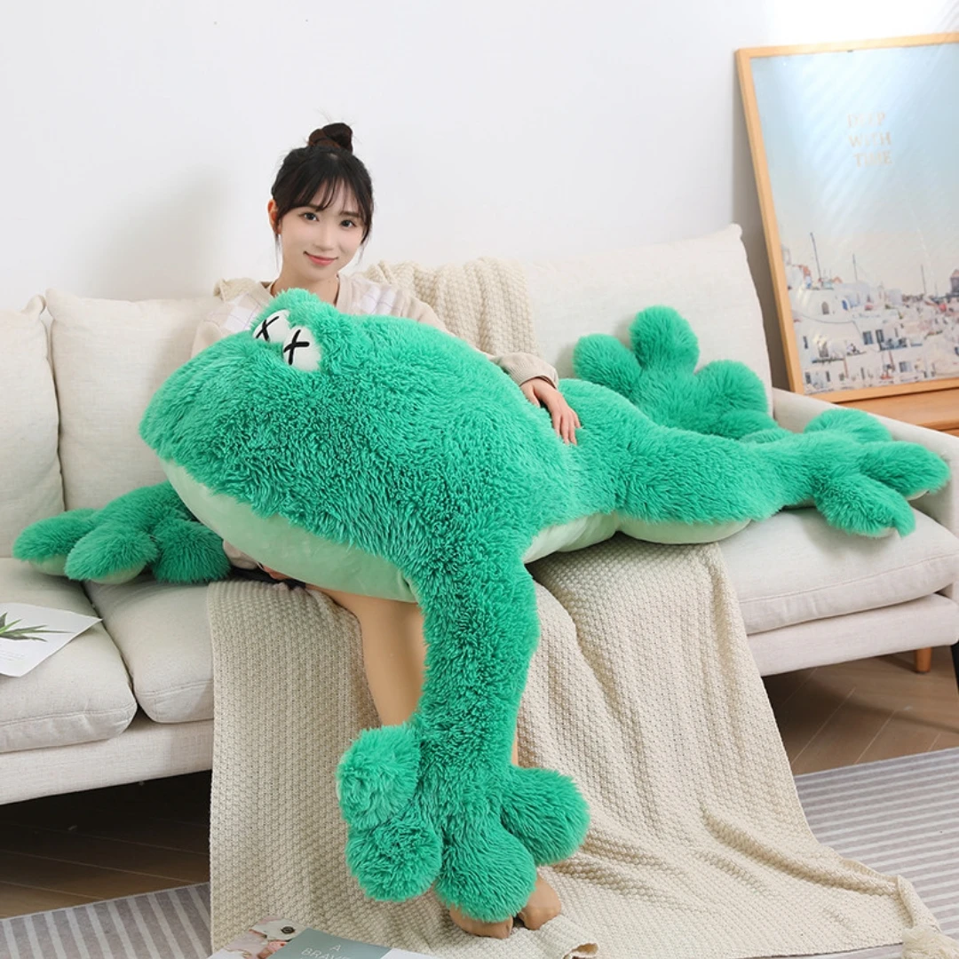 Simulation Frog Long Legs Plush Toy Soft Stuffed Cartoon Animal Frog Doll  Baby Toys Kids Girls Birthday Gifts 60-100cm - AliExpress