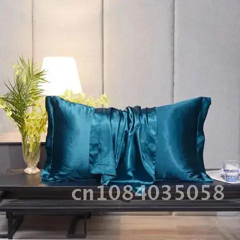 

100% Silk Satin SISISILK Hair Beauty Pillowcase, Standard/Queen 1PC Pillow sham