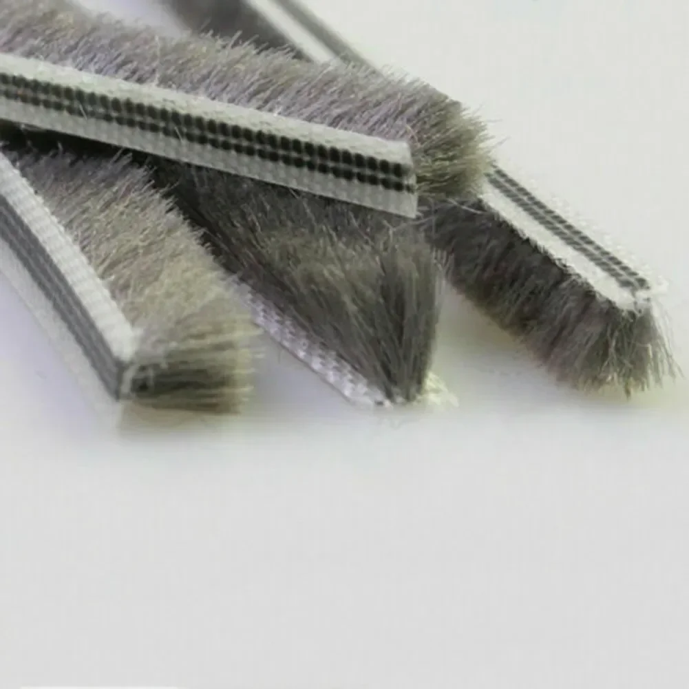 10M Hairy Seal Brush Pile Door Window Sliding Weather Strip Draught Excluder Noise Isolation For Studio Door Seal Bathroom Tape
