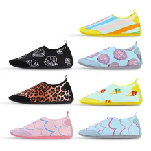 

Cute Printing Kids Shoes for Boys and Girls Home Shoes Outdoor Swimming Barefoot Beach Shoes Children Water Socks Non-slip