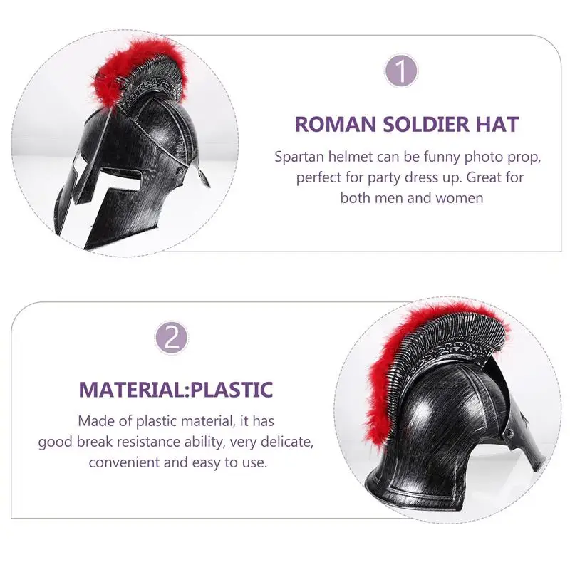 Ancient Roman Warriors Costume Ball Cosplay Hat Party Stylish Hat Decor