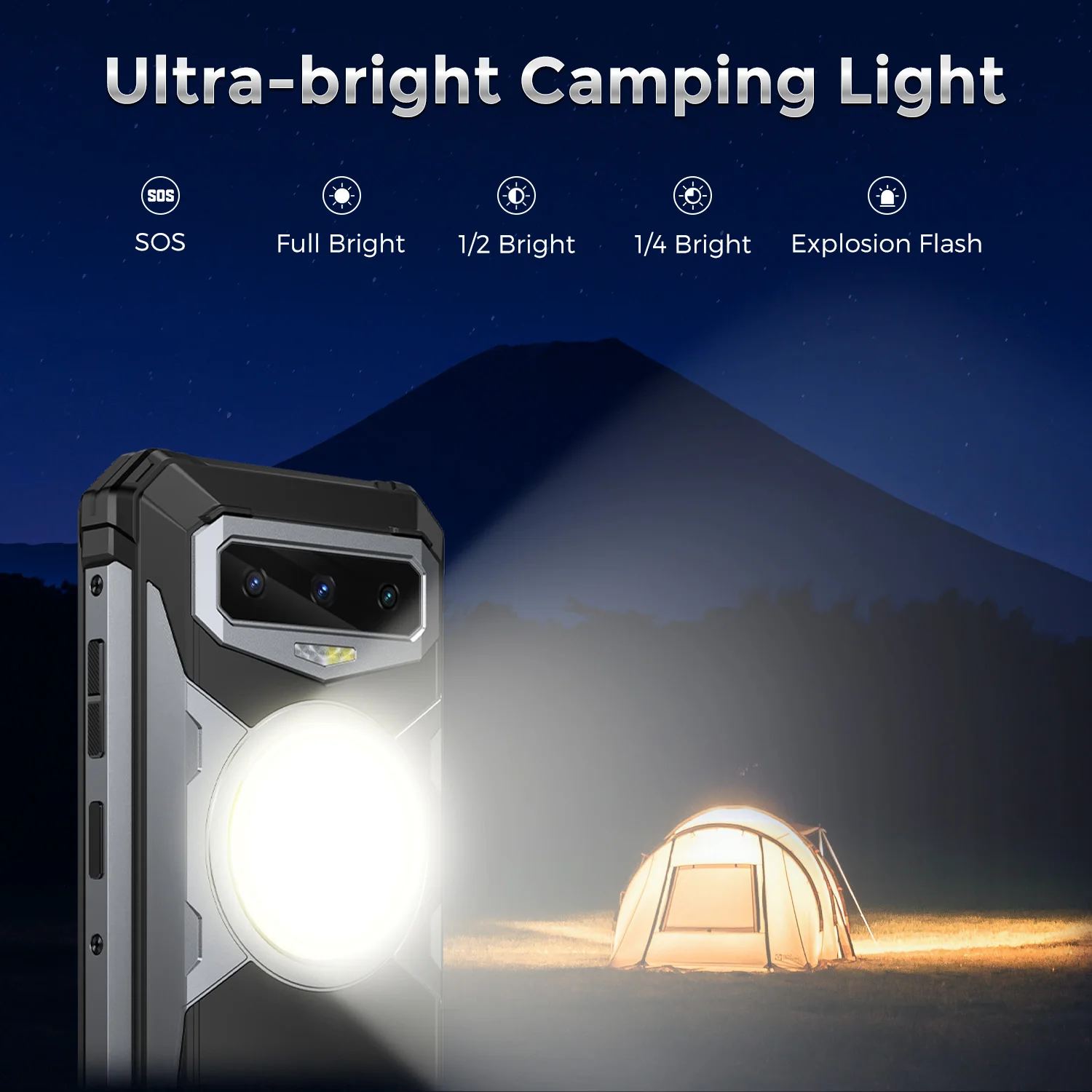 FOSSiBOT F102 Rugged Phone,20GB 256GB,16500mAh Battery,108MP Camera,Helio G99 Octa Core,6.58'' FHD+ 120Hz Screen,NFC,4G LTE 2