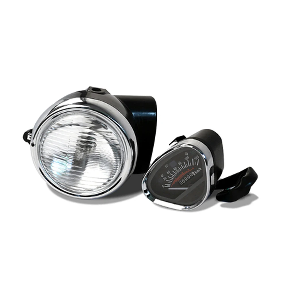 ヘッドライトヘッドライトキリンオートバイ DAX メーターアルミ