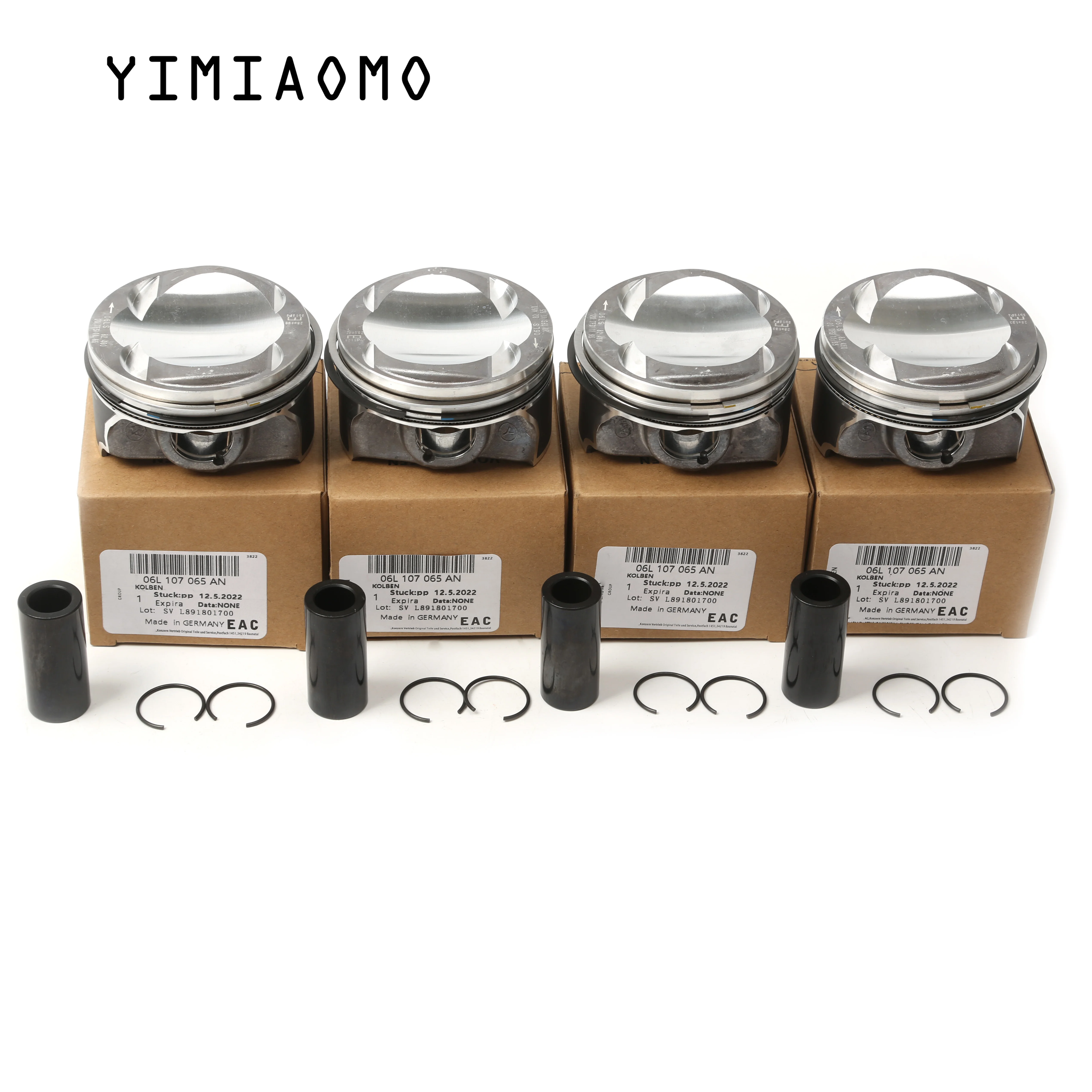 2 Pistoncini / Molle A Gas Per Bagagliaio VOLVO V50 SW 1.6 D 81kW (2012) – Andreini Ricambi, Forza 425N, Lunghezza 430,5mm
