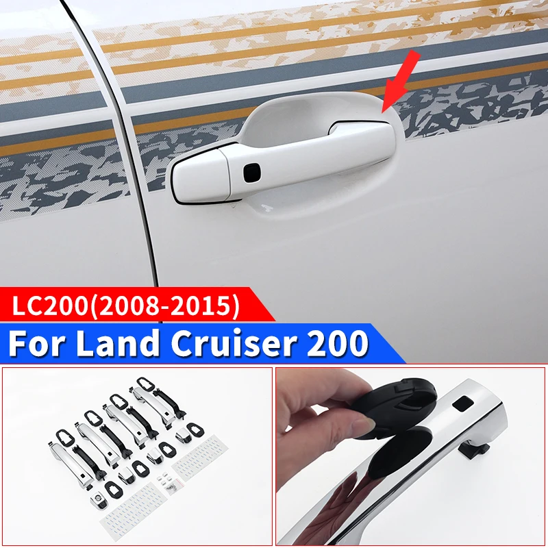 도요타 랜드 크루저 200 2008-2015 2014 2013 용 외부 핸들 교체 부품 LC200 FJ200, 업그레이드 된 수정 액세서리