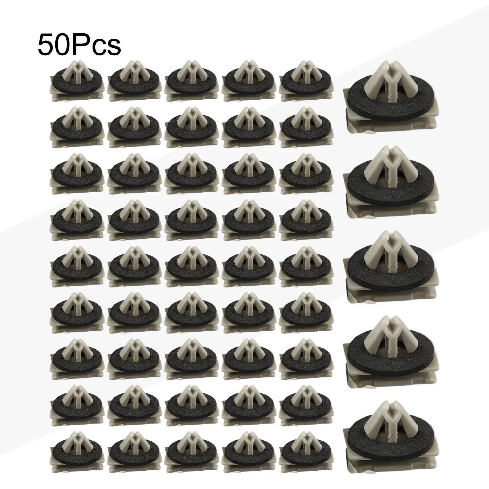 50pcs Rocker Panel Molding Clips 9mm 68172491AA For Chrysler 200 For Jeep Grand Cherokee WK2 Auveco 21374 963-567 car fastener clips auto fastener clips car retainer clips car fastener clip auto fastener clip kit