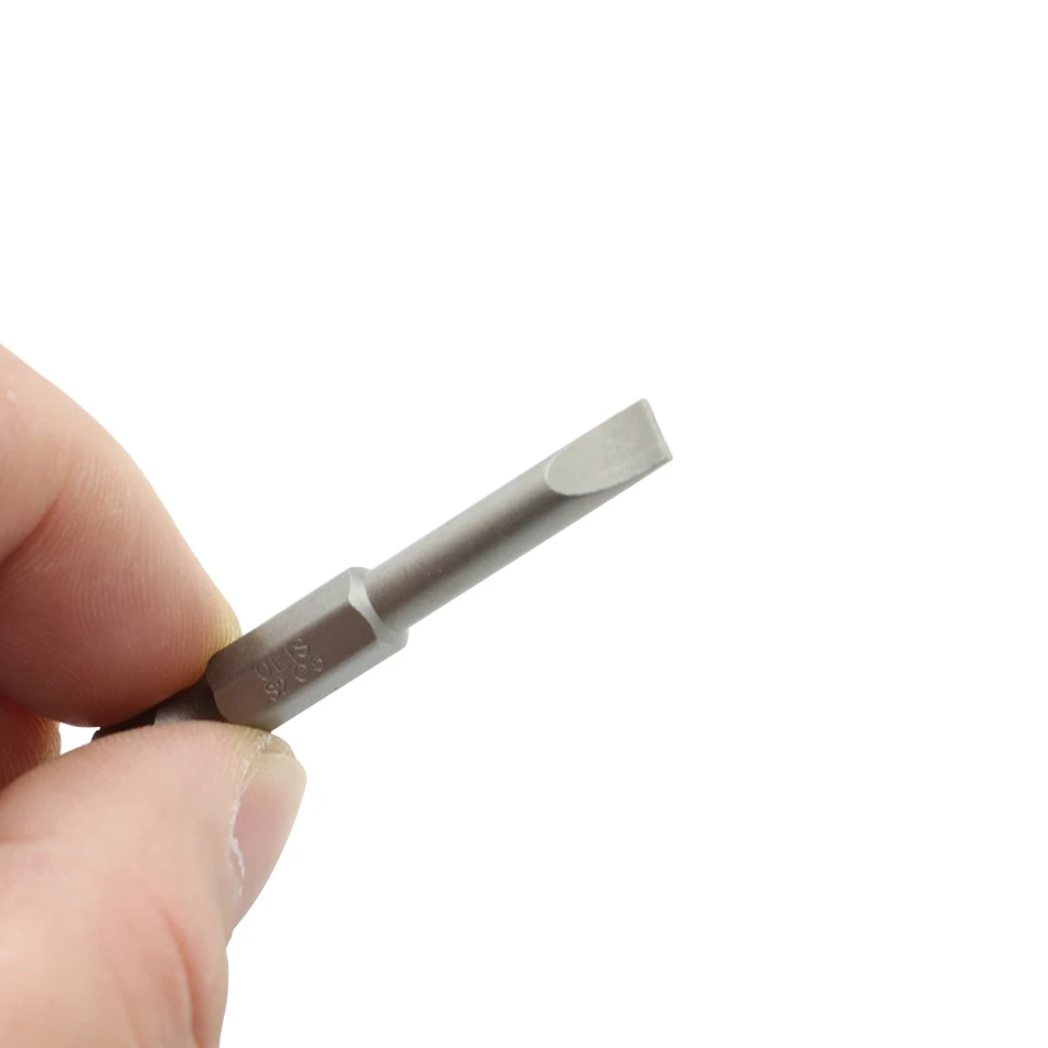 7pcs 50-100mm flat-blade screwdriver bit S2 alloy steel electric screwdriver bit 1.6-6.0 multifunctional manual screwdriver bit - 5
