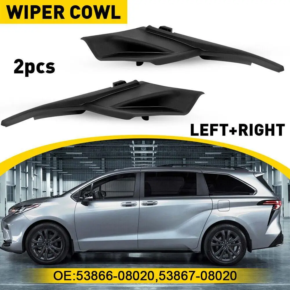 2pcsforToyotaSienna201120205386608020CarWindshieldWiperSideCowlExtensionCoverTrim.jpg