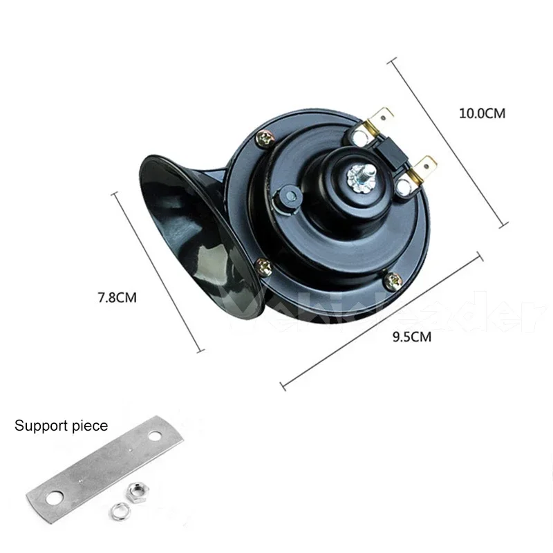 12V 48V 60V Motorcycle Waterproof snail horn Super sound monophonic Scooters Motorcycle accessories electric moped horn
