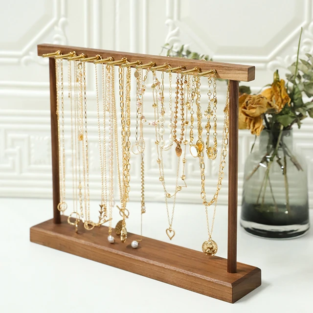 Necklace Stand Holder Jewelry Organizer  Jewelry Organizer Necklaces  Earrings - Jewelry Packaging & Display - Aliexpress