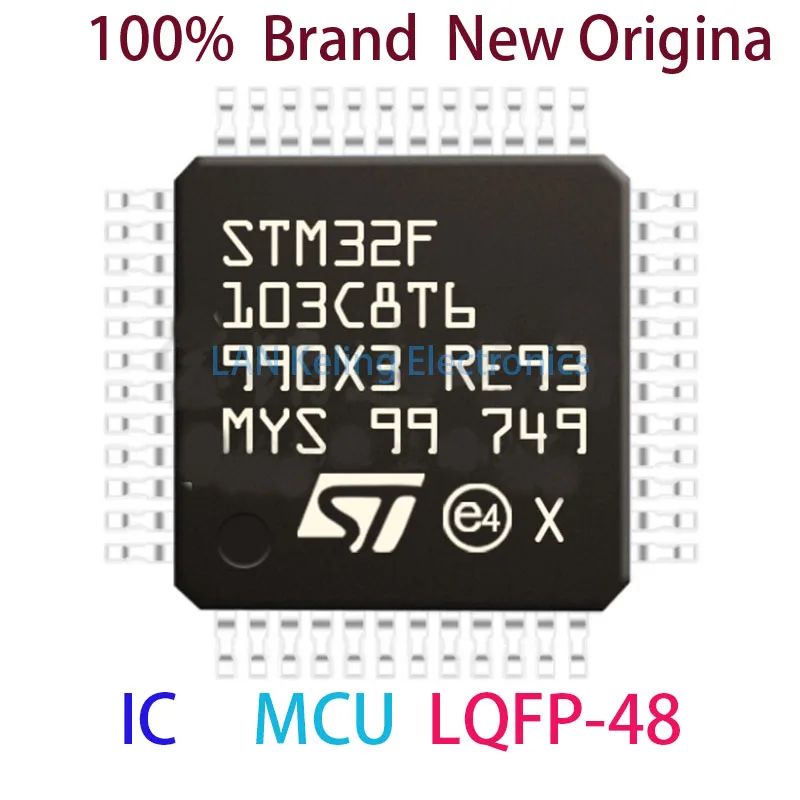 STM32F103C8T6 100% Новый оригинальный STM STM32F STM32F103 STM32F103C8 STM32F103C8T MCU |