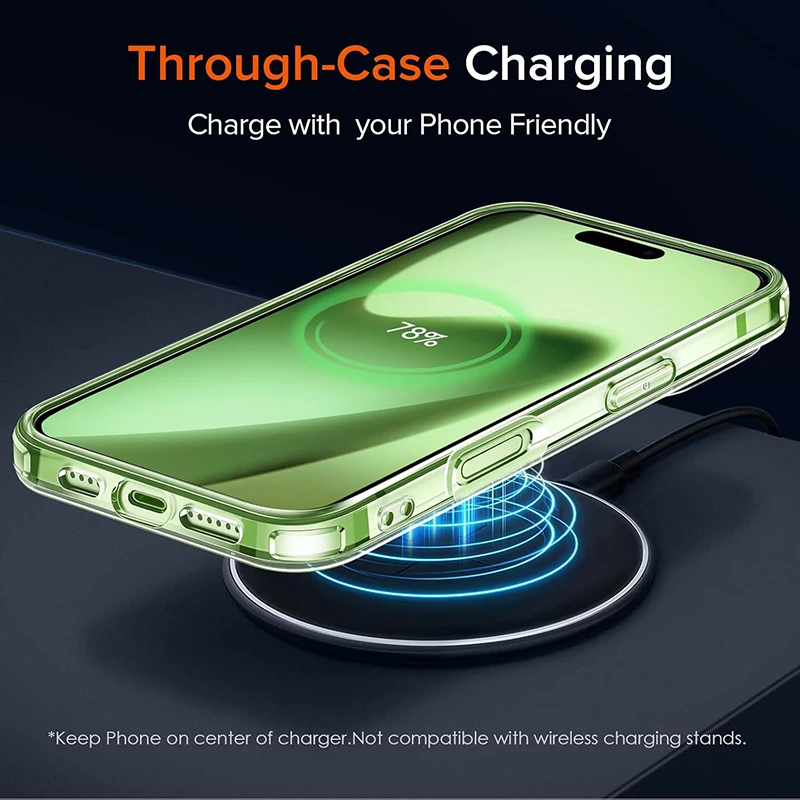 Military Grade Acrylic Hard Case with Silicone Soft Back Cover