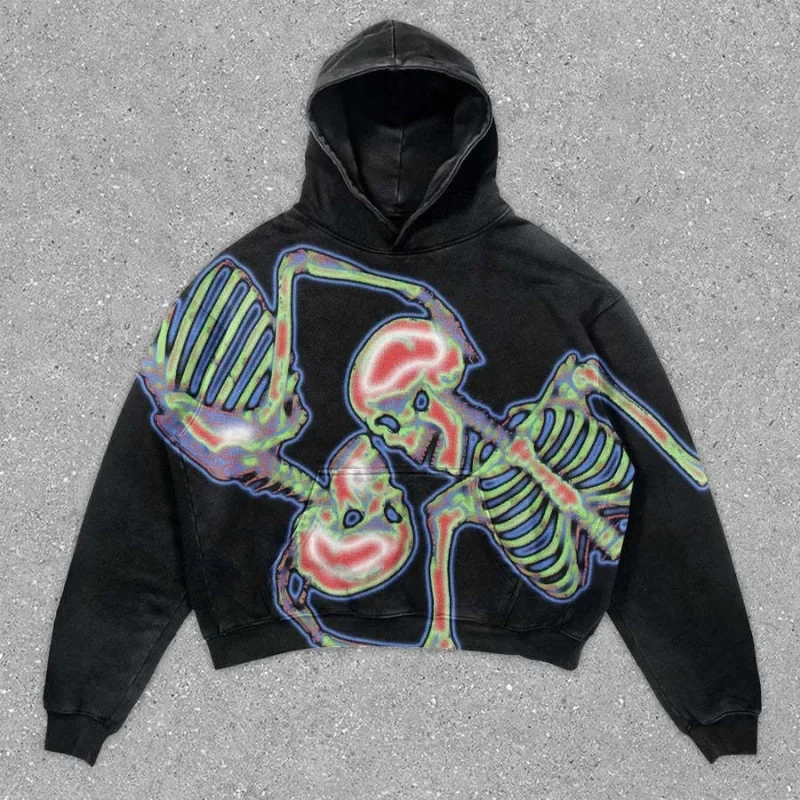 Mens 3d Letter Print Hoodie Trendy Fashion