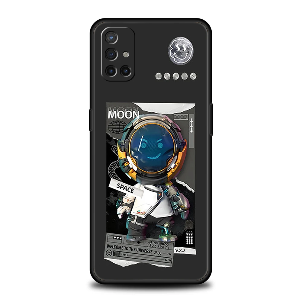 Astronaut-Themed Silicone Phone Case Cover in Stylish Design