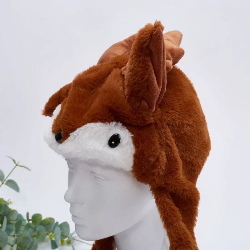 Christmas Hats Cold And Windproof With Santa Reindeer Cute Cartoon Dress Up Party Headdress Festive Supplies