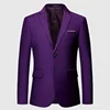 New listing luxury men's blazer large size 6XL Slim solid color jacket, fashion business banquet wedding dress jacket S-6XL 1