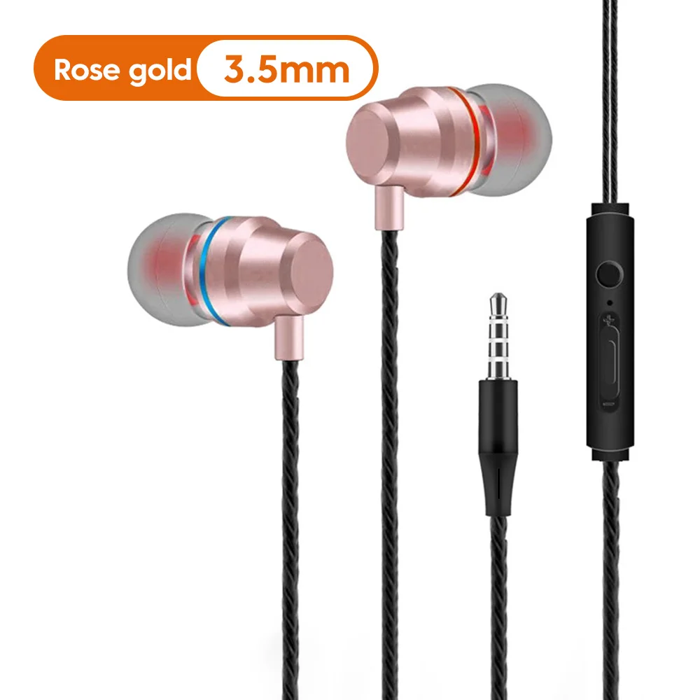 HiFi Spatial Sound Wired In-Ear Headphones with Microphone