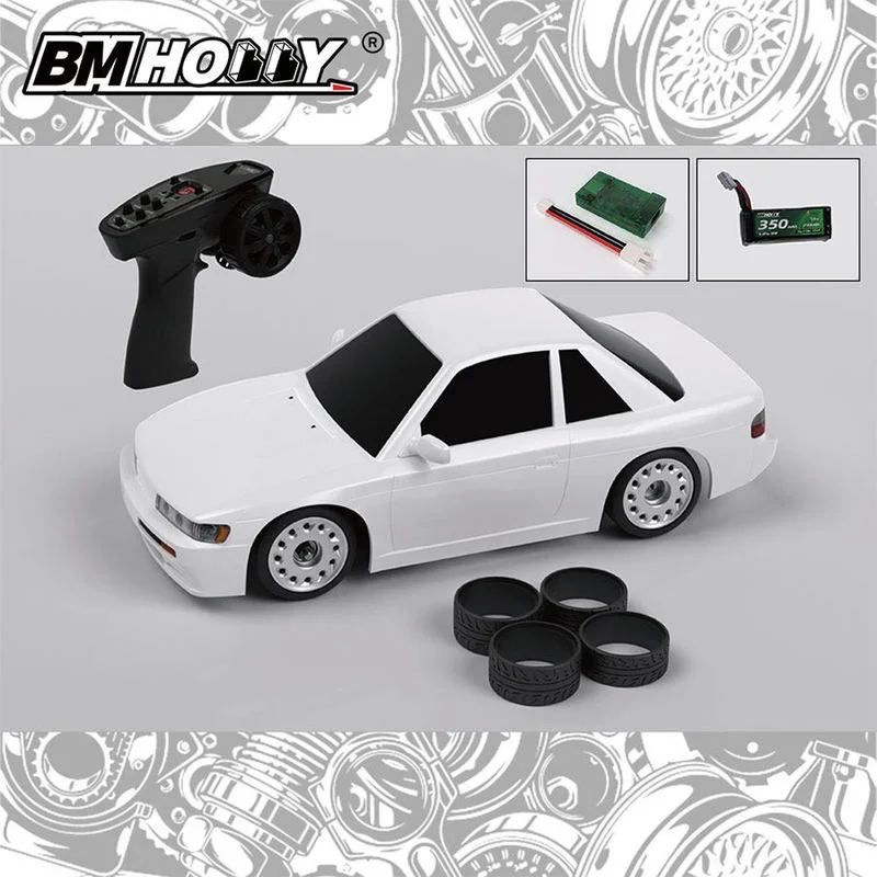 BMHOBBY FR 레전드 BMRX FLD S13 1/28 RWD 마이크로 RC 드리프트 레이싱카 무선 조종 모델 섀시 (드리프팅 레이싱 취미가 있는 사람들을 위한)