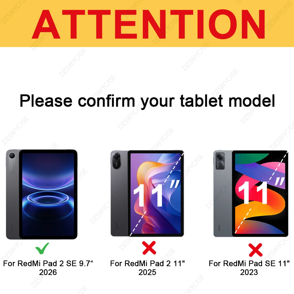 360° Rotating Stand Case with Pencil Holder and Auto Sleep/Wake - Acrylic Clear Cover