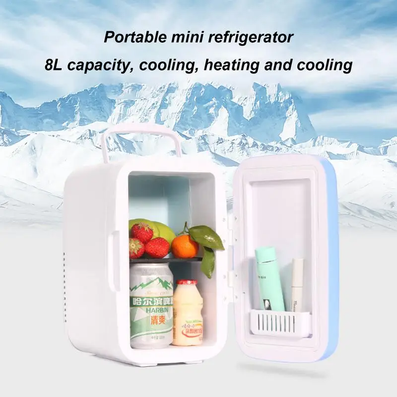 8L Portable Mini Refrigerator Electric Cooler Compact Refrigerator 12V For  Car Travel Truck Kitchen Home Use Cooler And Warmer