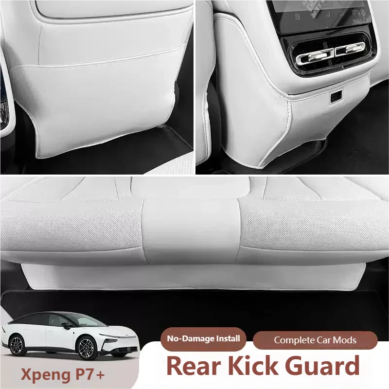 XPENG P7+ 2026 2027 시트 안티 킥 패드 후면 어린이 보호 패드 얼룩 방..