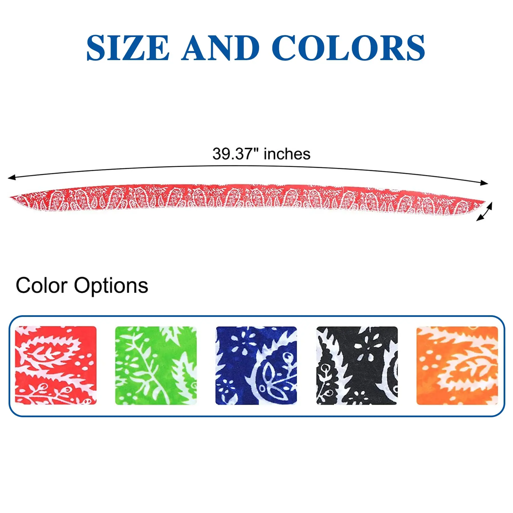 10 pcs Ice Cooling Wrap Scarf Cooling Bandana for Neck Cooling Scarves for Men and Women Outdoor Activities 2