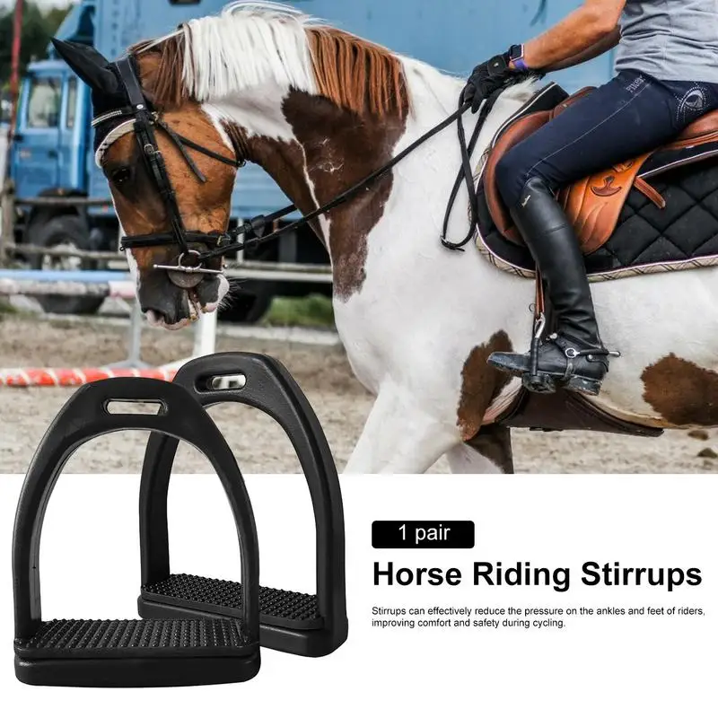 

English Stirrups Riding Protection Saddle Wide Stirrups Wide Stirrups Flex Stirrups Heavy Duty Stirrup Pads Non-slip Equestrian