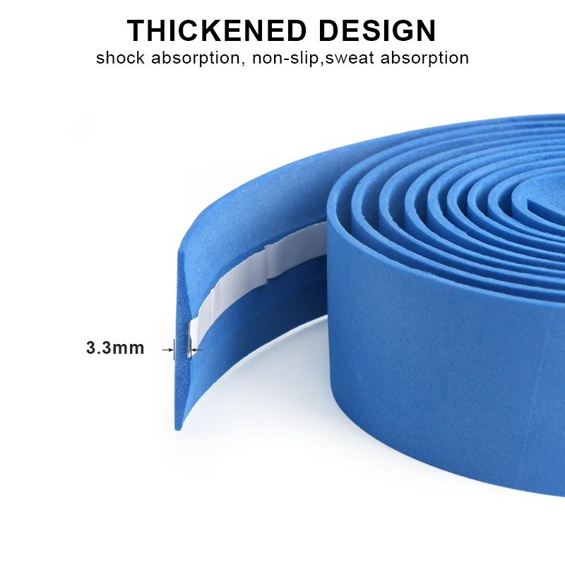 Bicycle Handlebar Tape Eva Soft Grips Cycling Sponge Handle Strap Riding Anti-slip Wrap For Road Bike