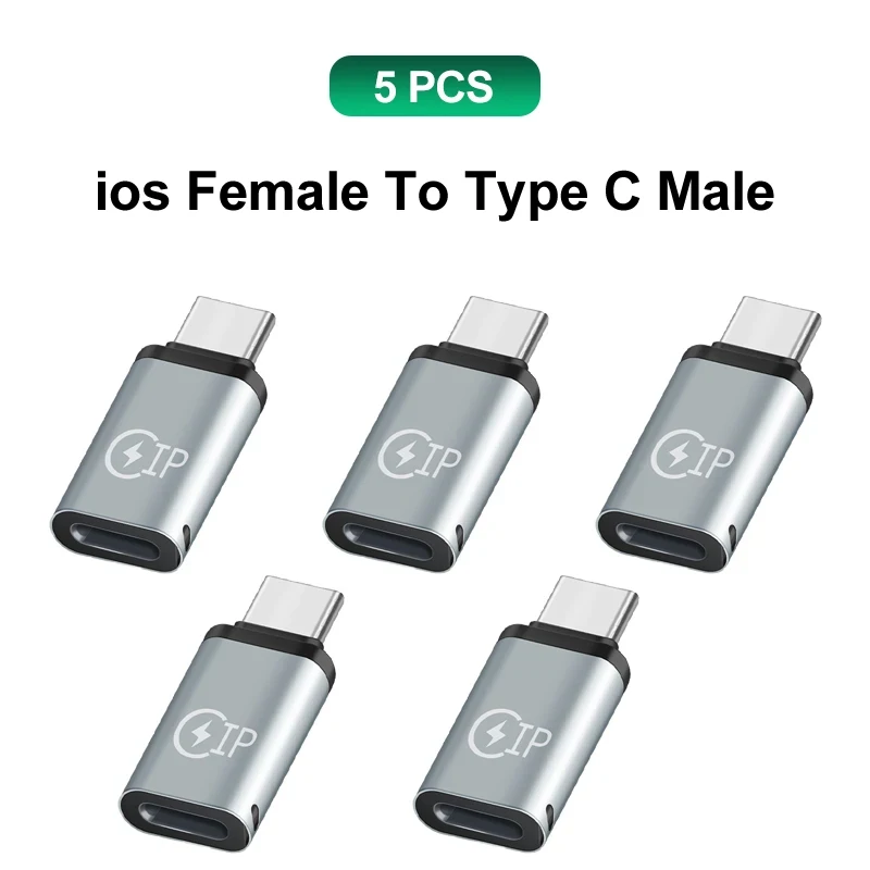 Universal USB-C Adapter Set for Versatile Charging and Connectivity