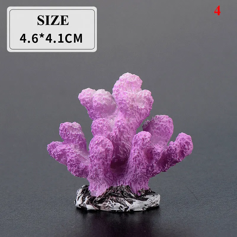 

16 Styles Colorful Artificial Aquarium Mini Coral Reef Decoration Fish Tank Underwater Starfish Coral Plant Landscaping Ornament