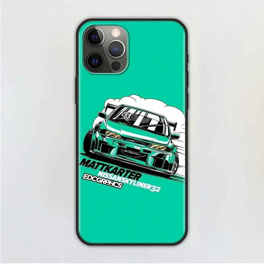 Cool Japan JDM Sports Car Comic Phone Case Cover