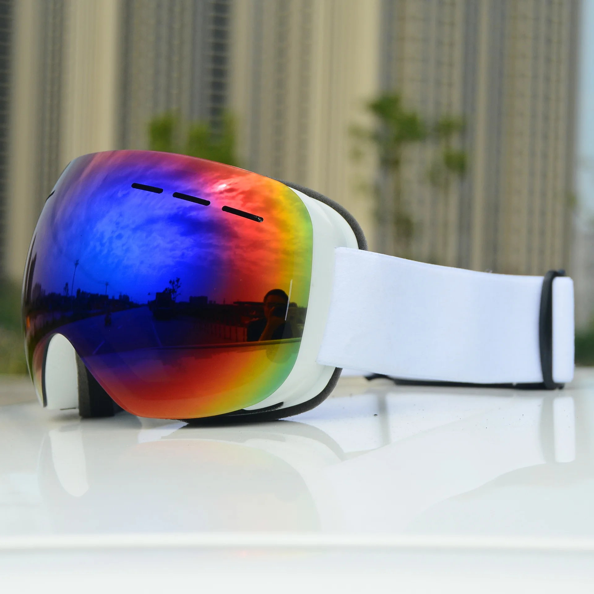 JSJM New Double Layers Anti-Fog Ski Goggles UV400 Adult Snowmobile Eyewear Unisex Outdoor Sport Snow Snowboard Skiing Glasses 6