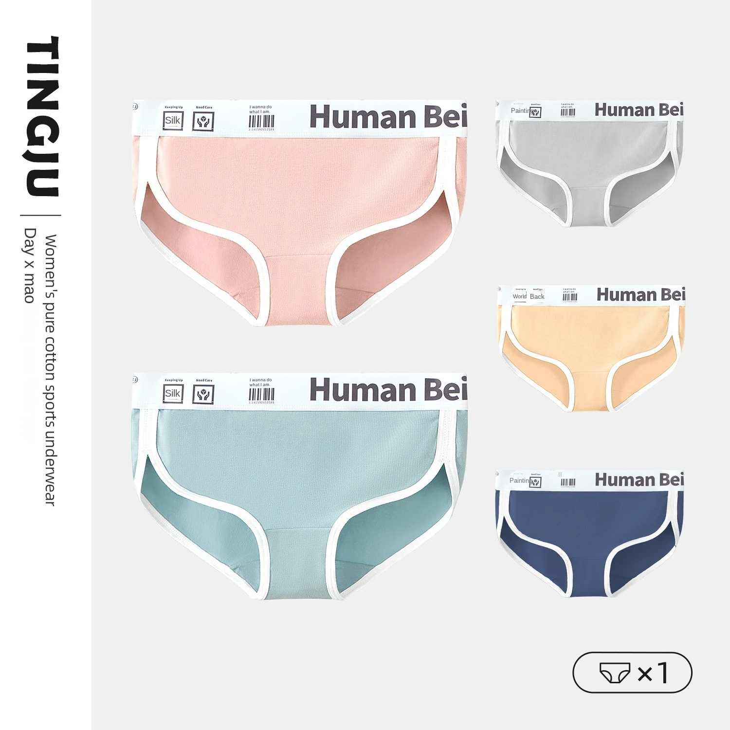 

Popular Sport Boyshorts Briefs Boxer Panties Cute Underwear Women Soft Cotton Boy Shorts Middle Waist Sexy Lingeries Shorty