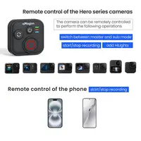 BT5.1 Пульт дистанционного управления для селфи для экшн-камеры Insta360 Gopro Ios и Android Bluetooth-совместимый пульт дистанционного управления для смартфона — изображение 4