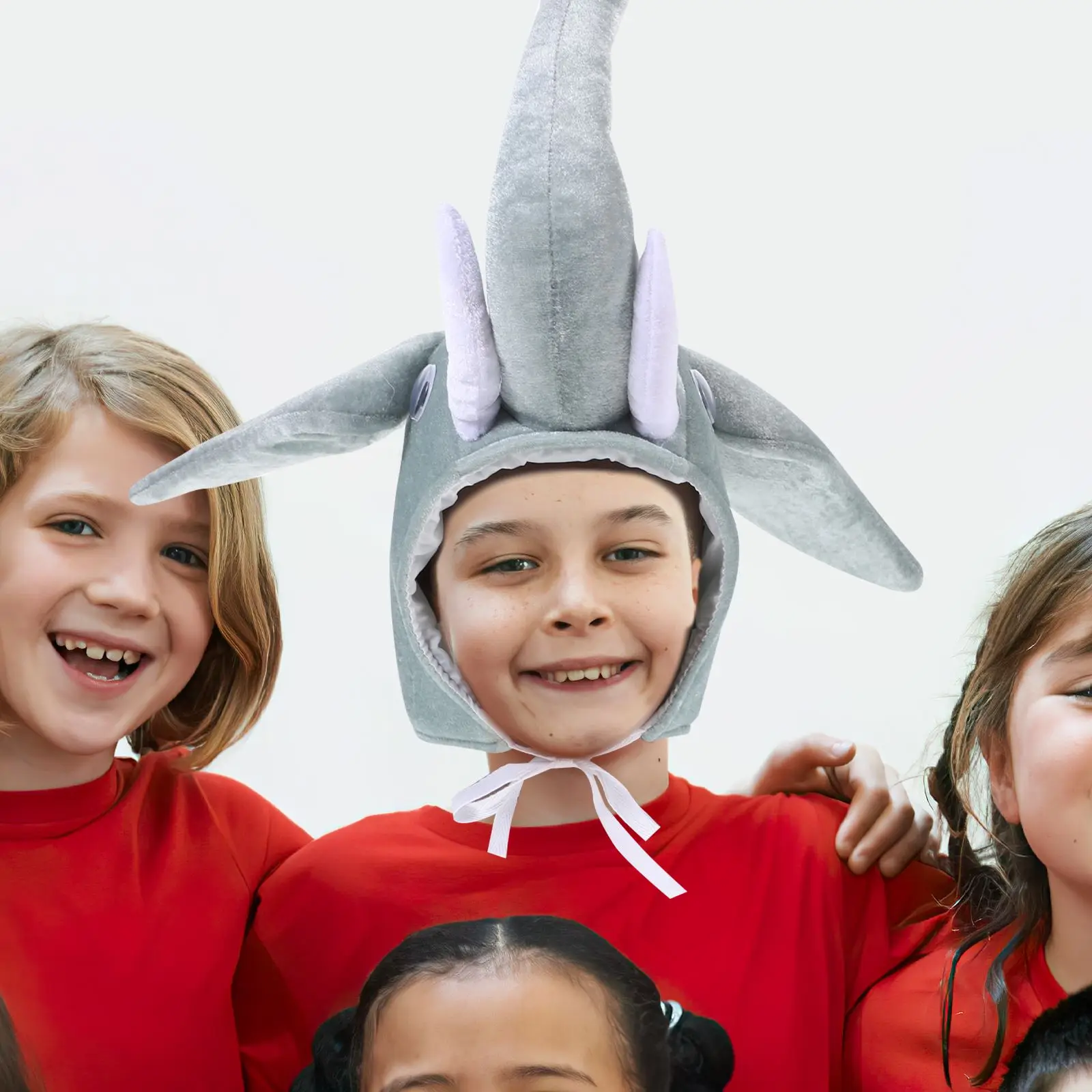 Elephant Shaped Hats Trunk Cap Cartoon Animal Plush Hat Children'S Performance Costume Props