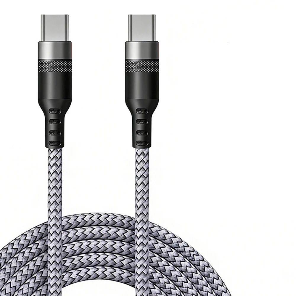 USB Type C to C Cable - Long, Durable 60W Fast Charging Cord
