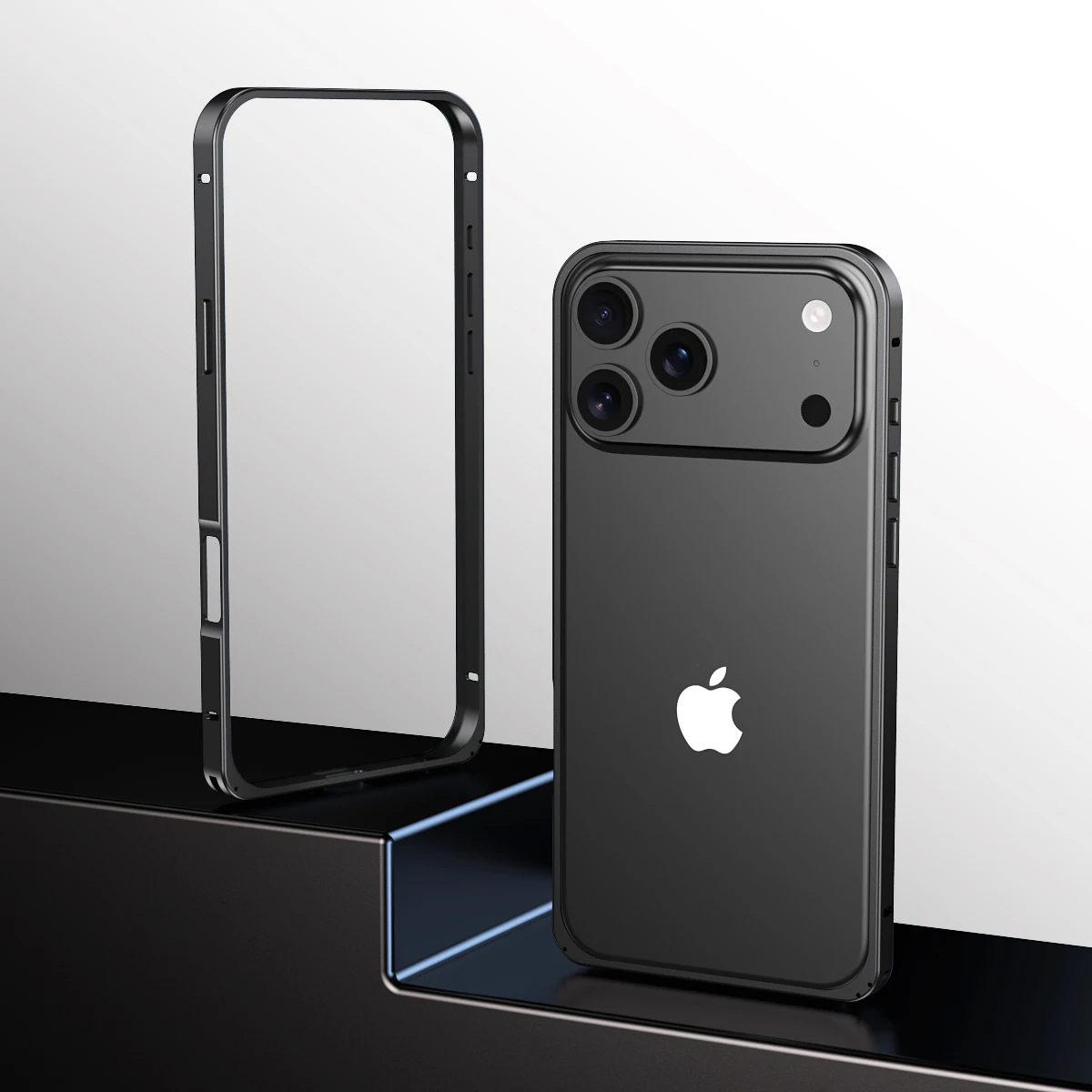 Premium Alloy Armor Shockproof Metal Frame Bumper Case with Hollow Heat Dissipation