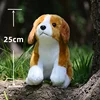 Realistic Beagle Dog High Fidelity Cute Plushie Harrier Dogs Plush Toys Lifelike Animals Simulation Stuffed Doll Kawai Toy Kids 2