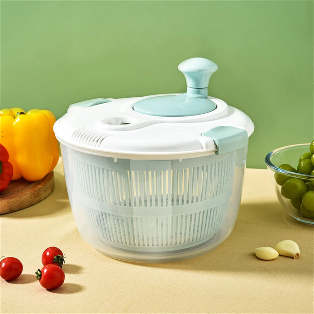 

Draining Basket Durable Efficient Multifunction Convenient Save Time Multipurpose Fruit Cleaner Portable Vegetable Dryer