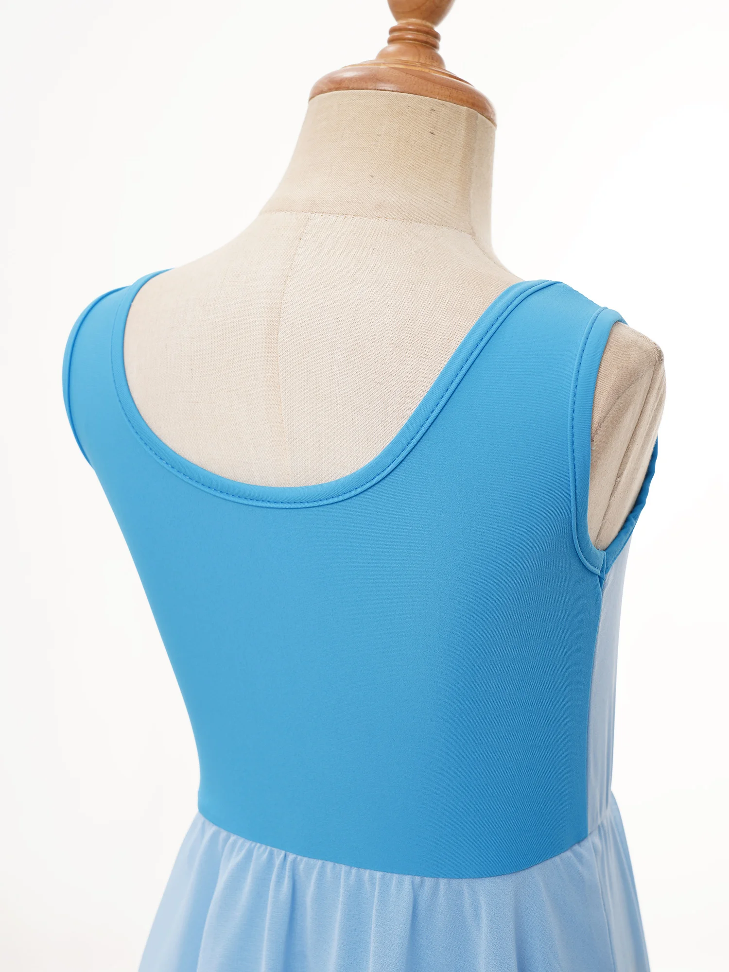 Kinder Mädchen Ballett Tanz Trikot mit Rock Lyrisches zeitgenössisches Kleid Künstlerische Gymnastik Eiskunstlauf Jersey Performance Kostüm – Detail 21