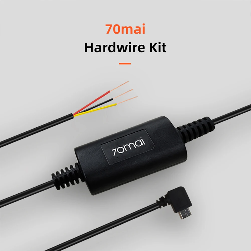 70mai Parking Surveillance Cable for 70mai 4K A800S A500S D06 D07 Lite2 D10 M300 Hardwire Kit UP02 Car DVR 24H Parking Monitor parking surveillance cable,car dvr cable