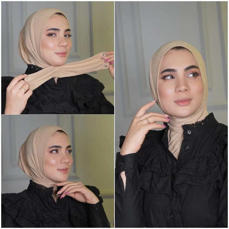 Muslim Jersy Hijab Scarf White Abaya Hijabs For Woman Jersey Abayas Women Islamic Dress Head Wrap Turbans Instant Crinkle Turban
