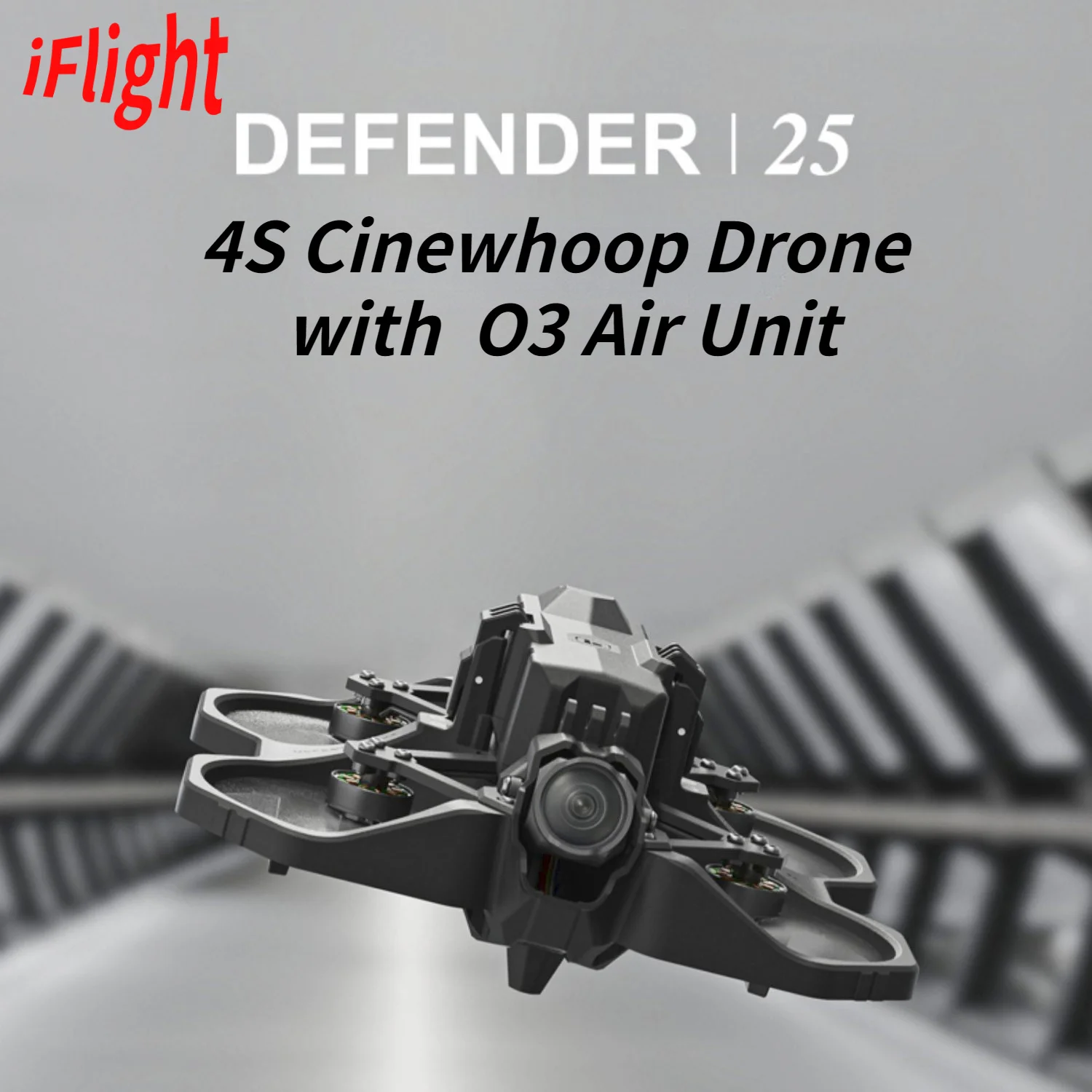 Iflight Defender 25 Hd 4S Cinewhoop Drone Bnf Con Dji O3 Air Unit Per Parti Fpv