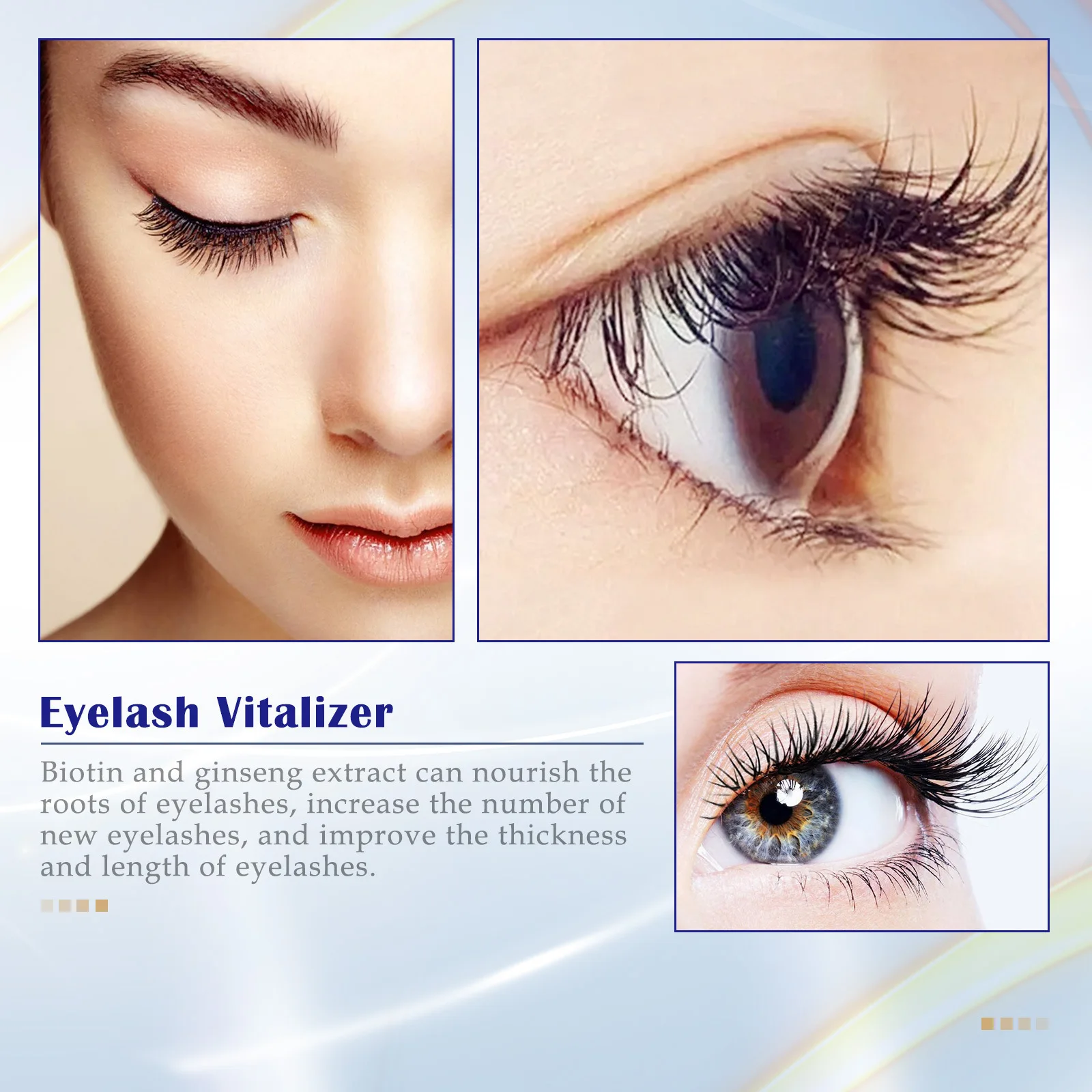 EELHOE Eyelash Growth Serum Lasting Eyelash Extensions Curling Thicker Professional Enhancer Makeup Eye Care Products