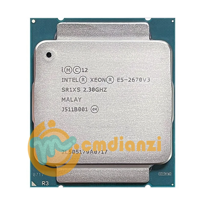 Intel Xeon CPU versão oficial E5 2670V3 SR1XS X99 2.30GHZ 30M 12 ...