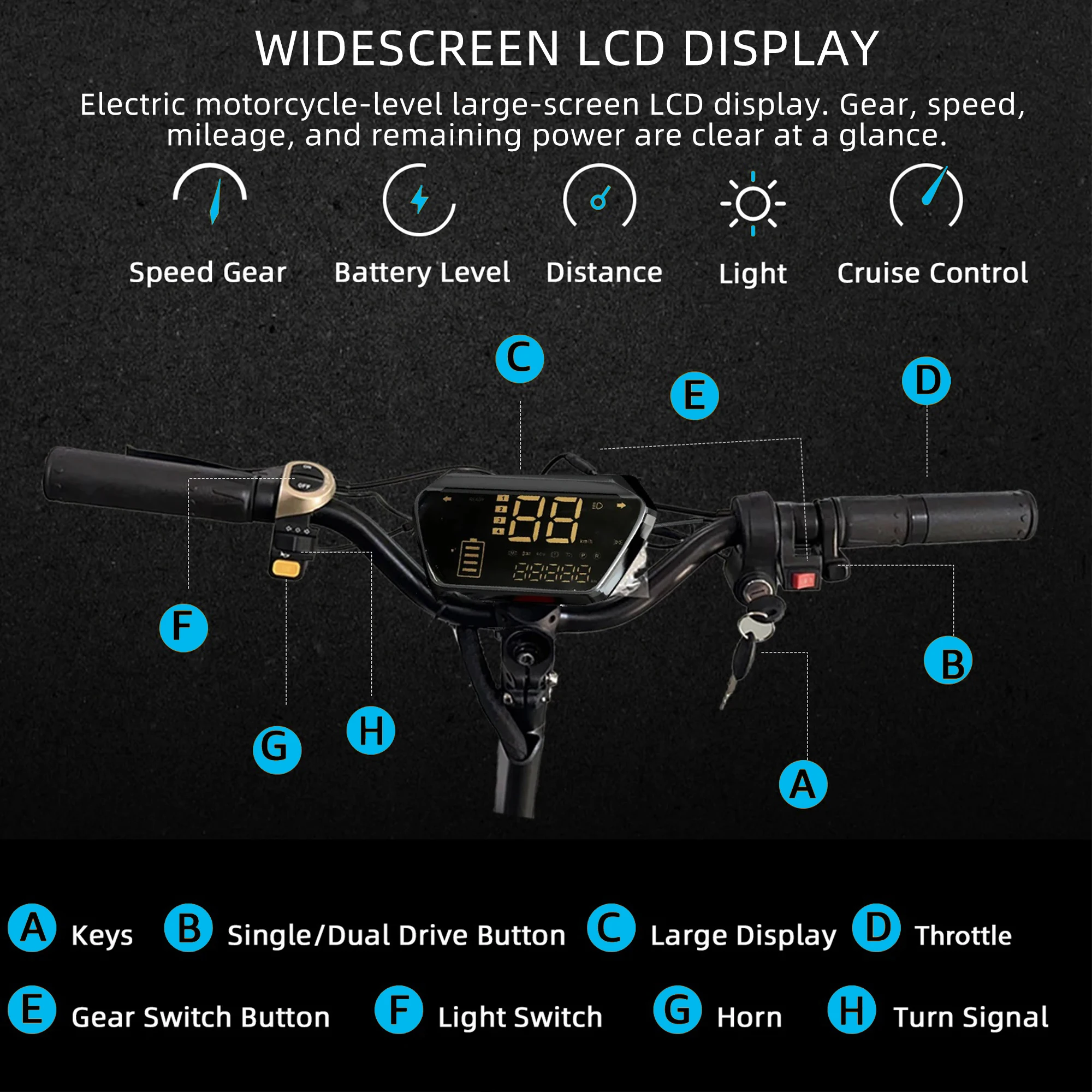 electric scooter 1200W 3200W 6000W for adults