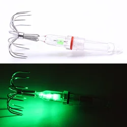 Vibrant Underwater LED Squid Fish Lure Light (Green)
