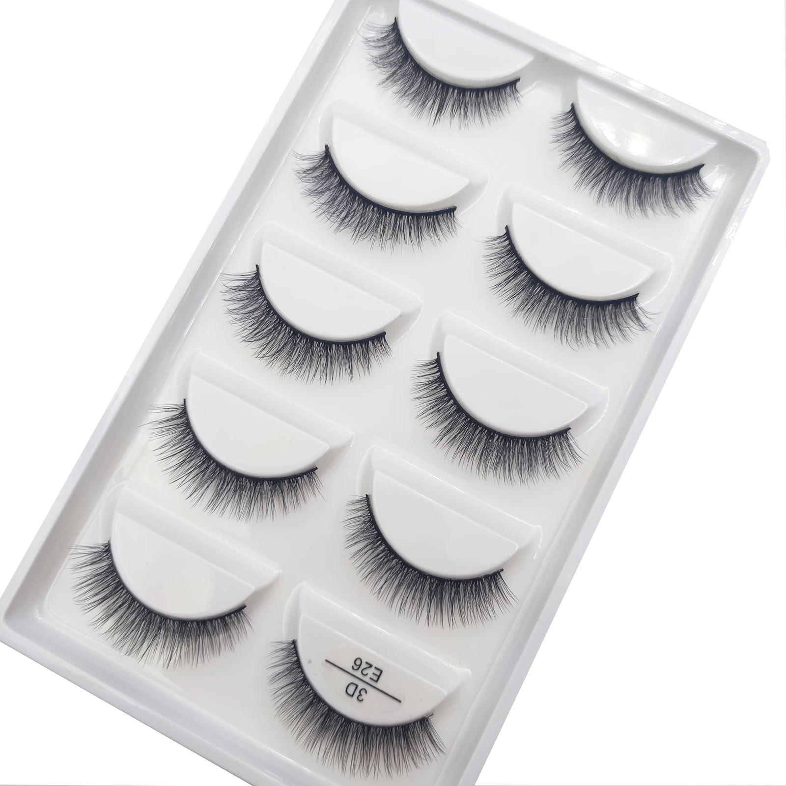 27 Style 5 Pairs 10/50/100 Boxes Natural 3D Mink False Eyelashes Makeup Fake Eye Lashes Faux Cils Make Up Beauty Maquiagem 5