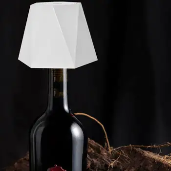 Wine Bottle Lights Wireless Table Light Home Decoration Rechargeable Desk Light 3 Color Touch Control Portable LED Lamp For Wine 4